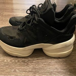 Chunky Michael Kors snake skin sneakers